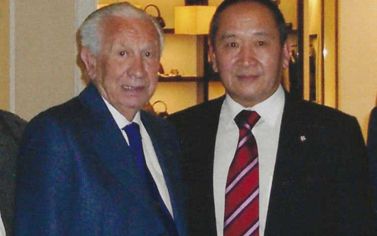 基金会方新民主席与国际奥委会主席萨马兰奇会晤